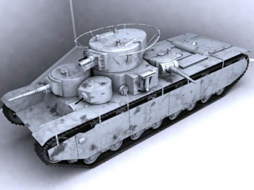 T-35 – тяжёлый многобашенный танк