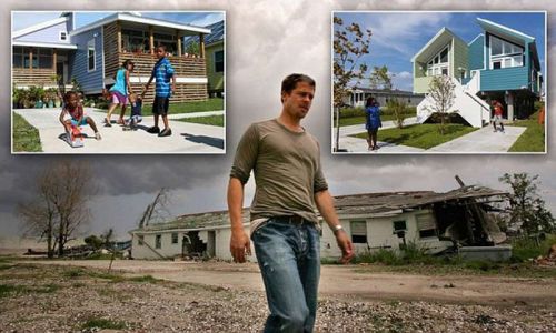 Брэд Питт построил 109 домов для жителей Нового Орлеана, пострадавших от урагана Катрина
